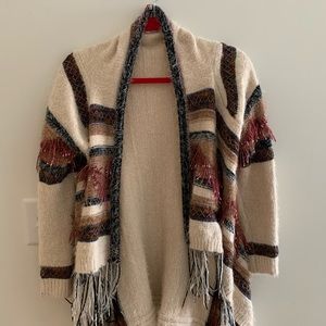 Knit Fringe Cardigan